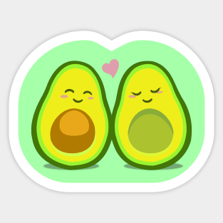 avocados in love Sticker